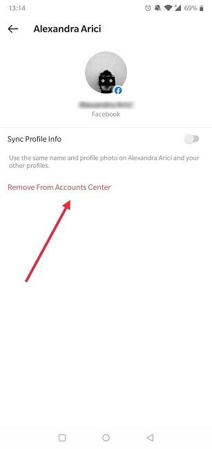 How To Prevent Users Finding You Instagram Remove From Accounts Center
