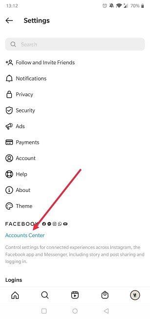 How To Prevent Users Finding You Instagram Accounts Center