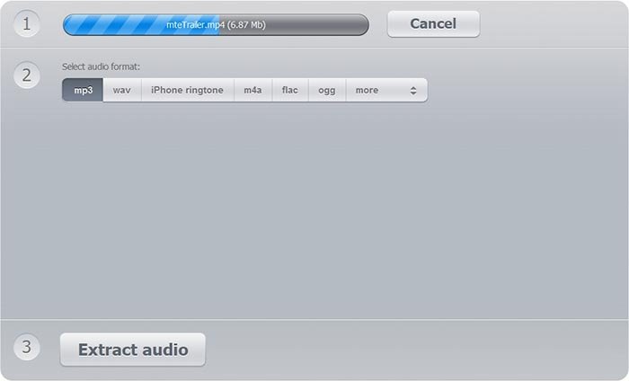 Extract Audio From Video Audio Extractor Upload File